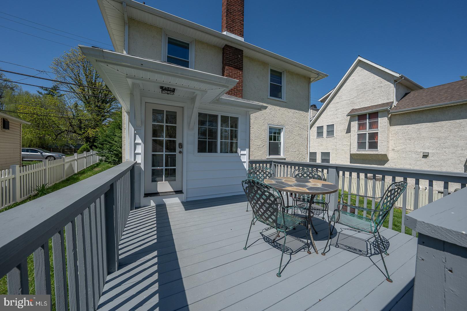 275 Old Eagle School Road Wayne, PA 19087 - Photo 45 of 47 a view of a chair and table on the deck