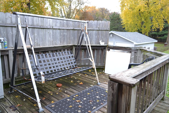 1S205 Valley Road Lombard, IL 60148 - Photo 9 of 21 a view of a backyard with a deck