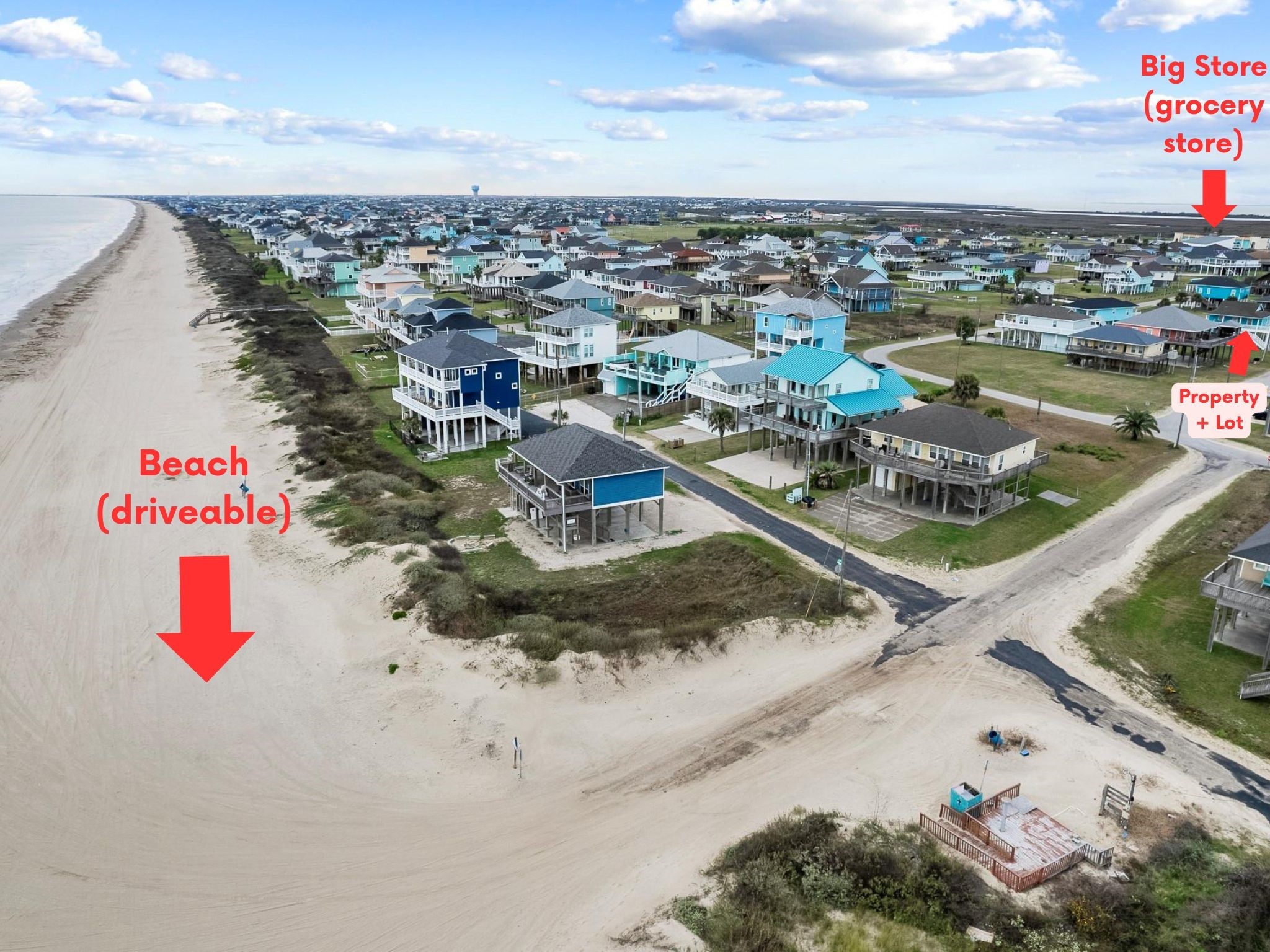 935 Clara Street Crystal Beach, TX 77650 - Photo 25 of 30 a view of a city