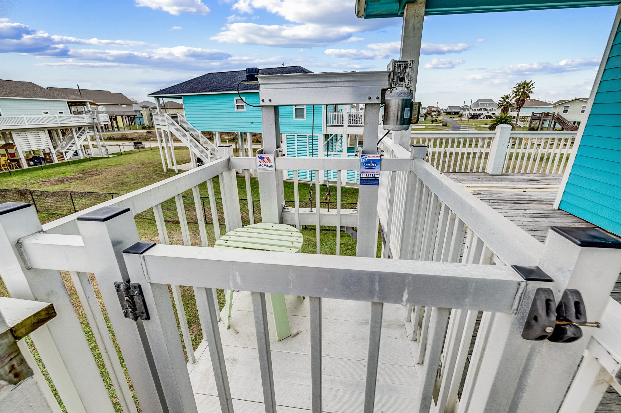 935 Clara Street Crystal Beach, TX 77650 - Photo 3 of 30 a view of stairs and a patio