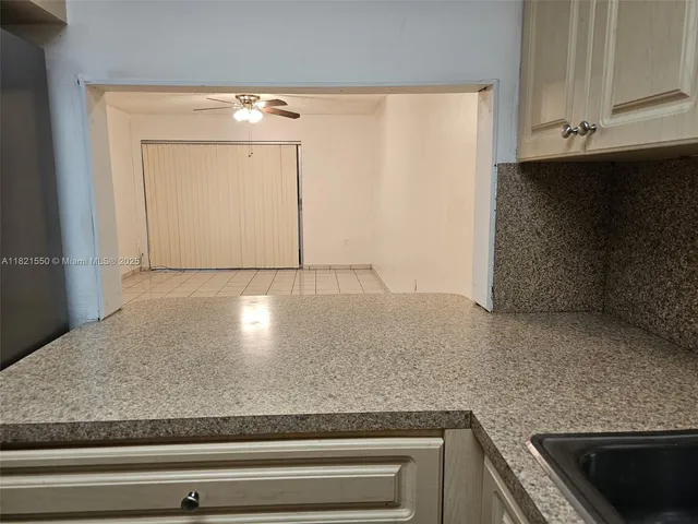 a view of an empty room