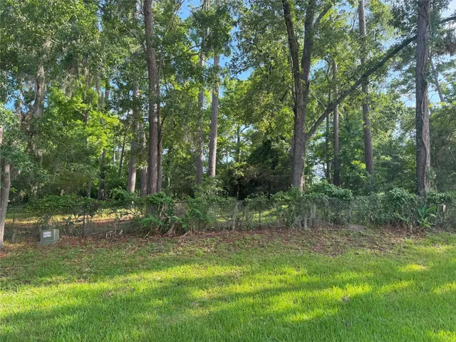 a view of outdoor space and green space