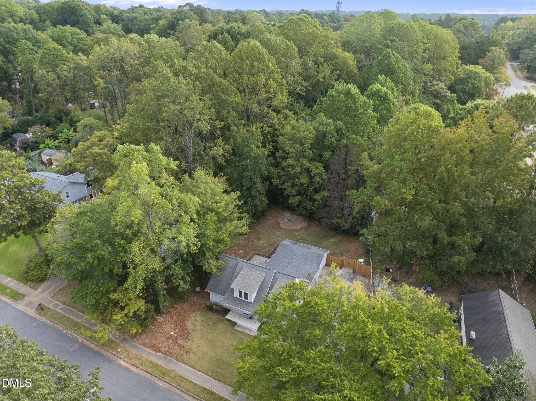 7804 Brandyapple Drive Raleigh, NC 27615 - Photo 42 of 58 an aerial view of a house with yard