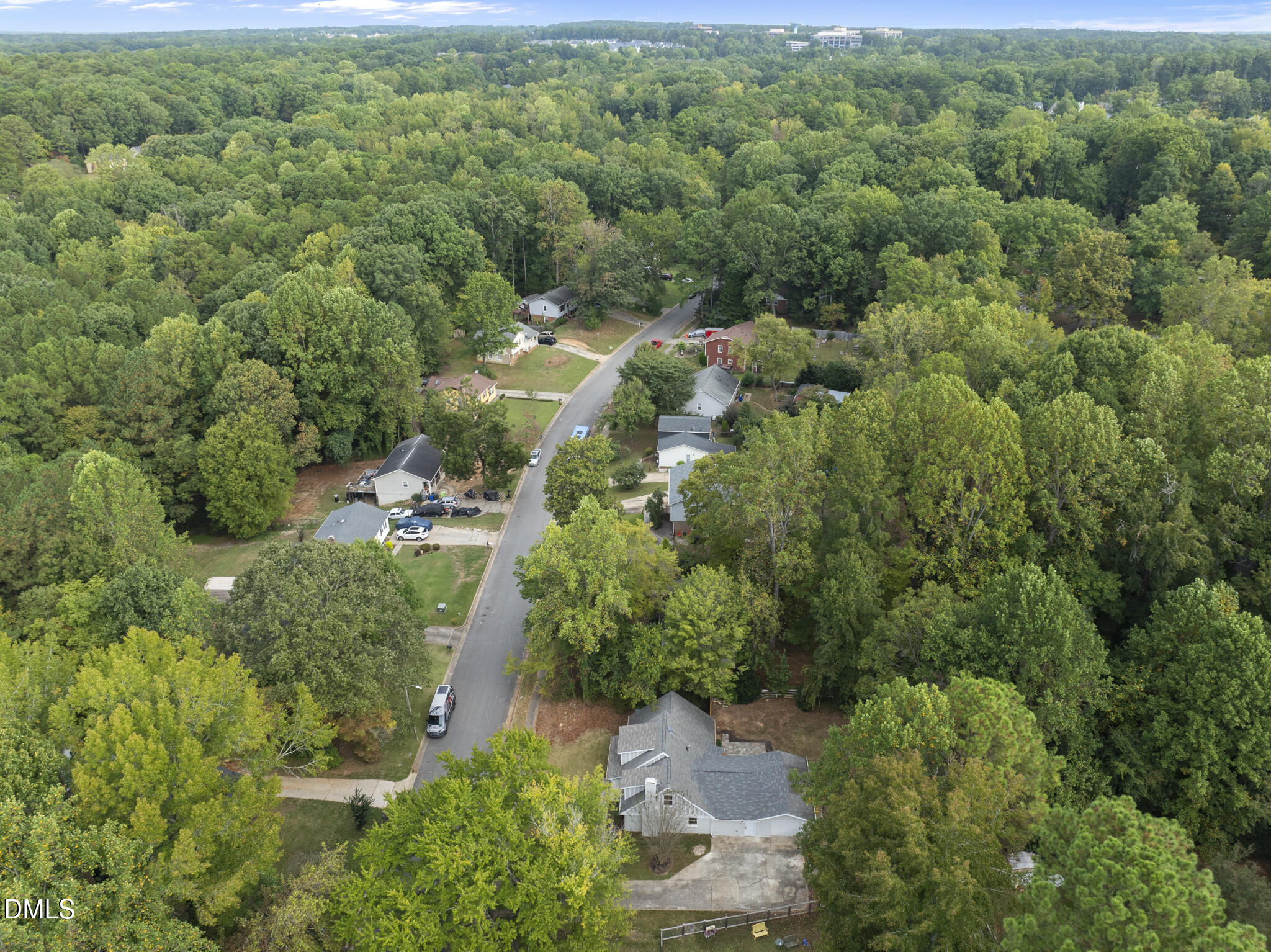 7804 Brandyapple Drive Raleigh, NC 27615 - Photo 46 of 58 an aerial view of a house with yard