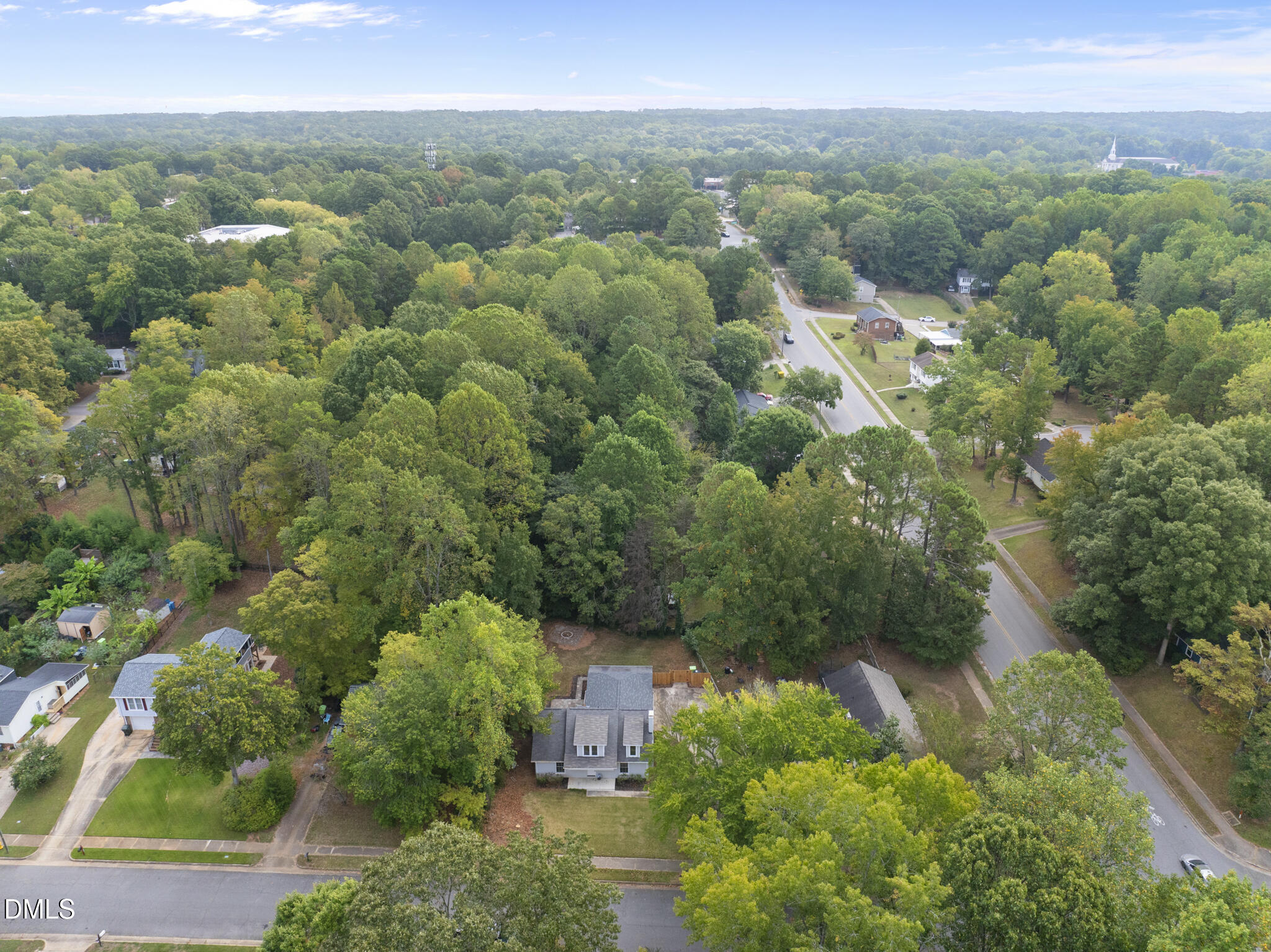 7804 Brandyapple Drive Raleigh, NC 27615 - Photo 47 of 58 an aerial view of a houses with a yard