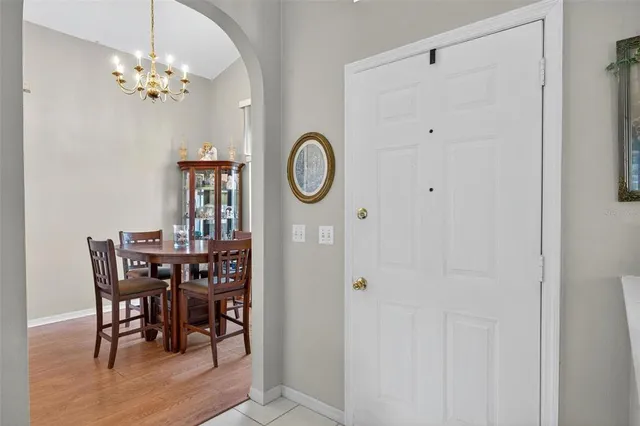 a view of a room with window