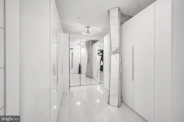 a view of a bathroom with a shower