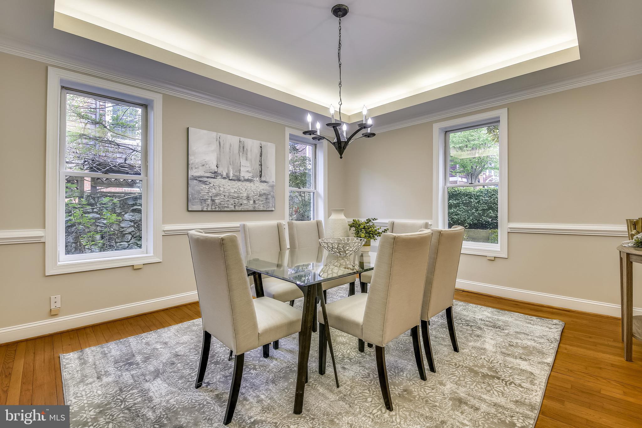 421 Kent Square Road Gaithersburg, MD 20878 - Photo 11 of 78 Spacious dining room w/lighted tray ceiling