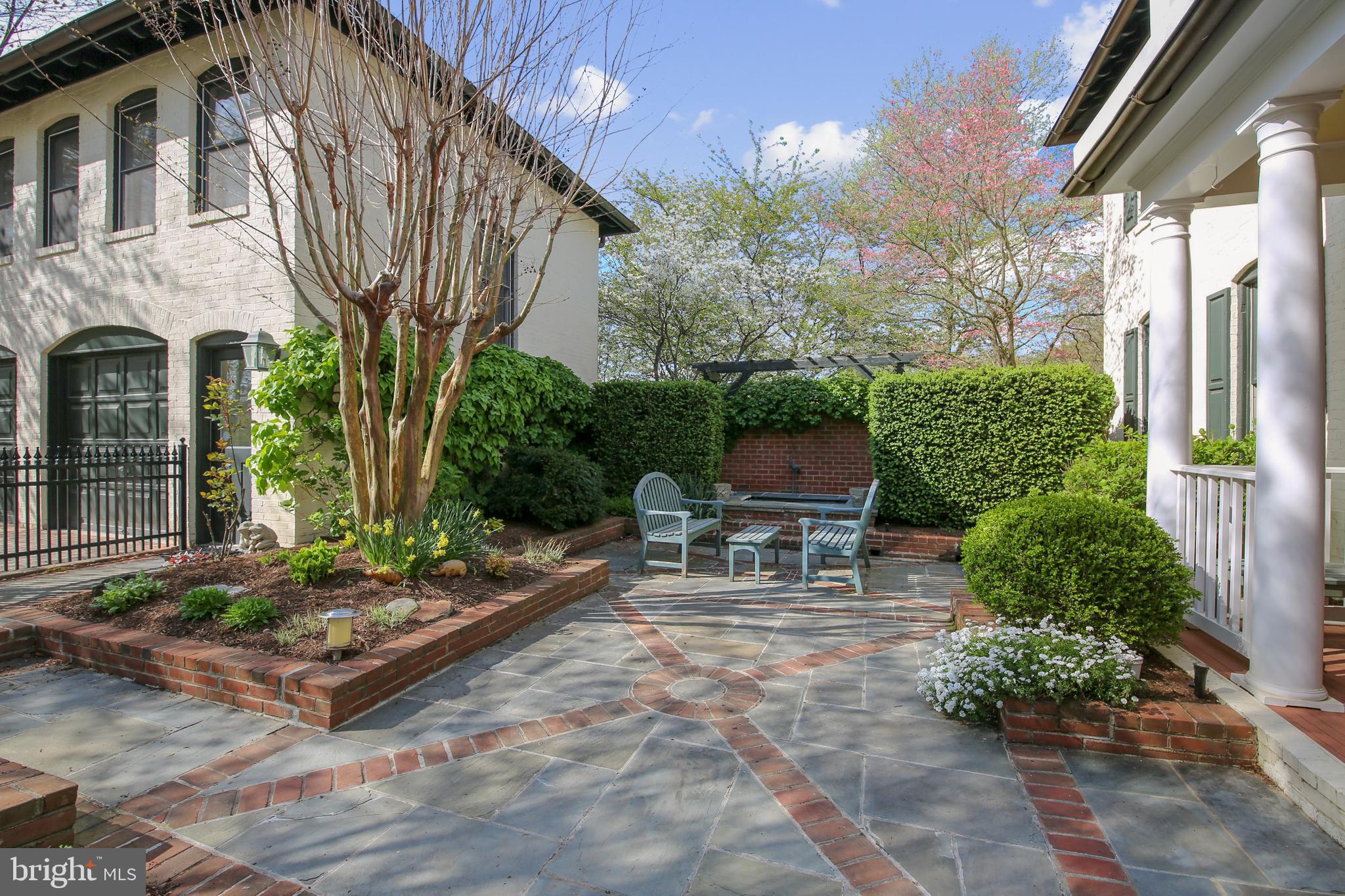 421 Kent Square Road Gaithersburg, MD 20878 - Photo 60 of 78 Courtyard sitting area with water feature backdrop