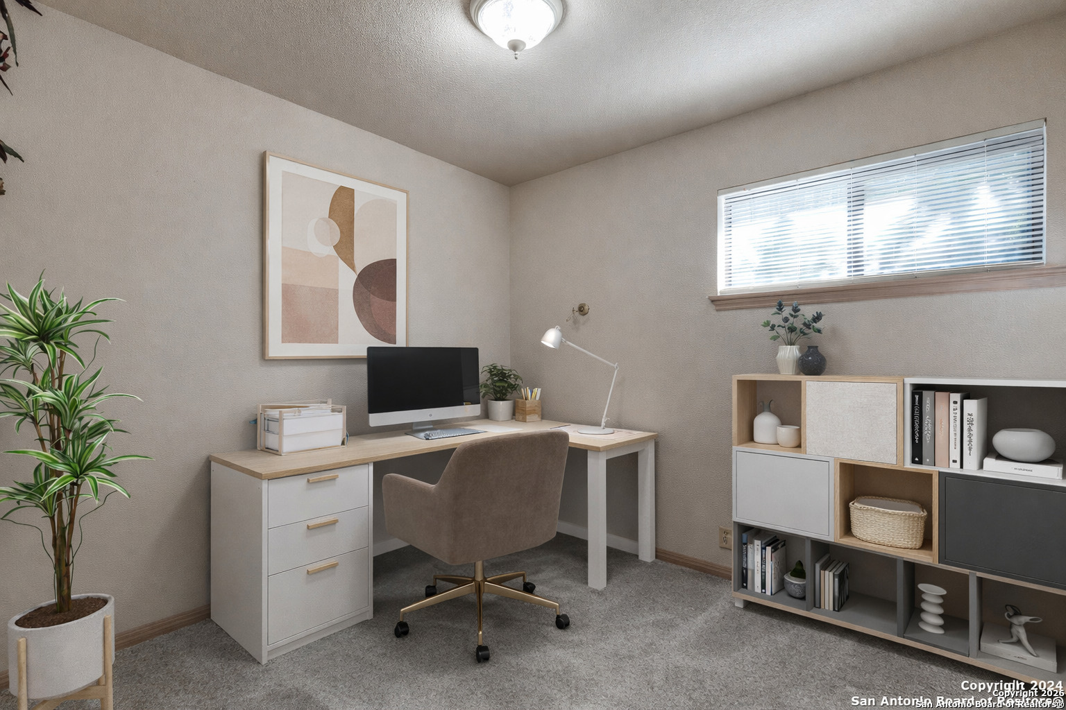 1609 Winding Creek Trail Spring Branch, TX 78070 - Photo 14 of 20 a view of a workspace with furniture