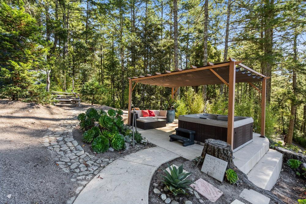 200 South Ranch Road Pescadero, CA 94060 - Photo 19 of 40 a view of a backyard with sitting area