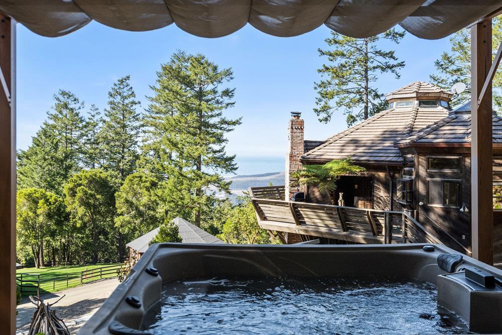 200 South Ranch Road Pescadero, CA 94060 - Photo 23 of 40 a view of swimming pool with a yard and sitting area