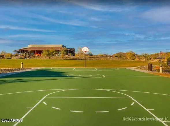an aerial view of a football ground