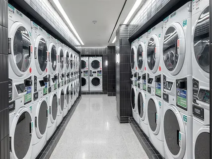 a view of a washer and dryer in a utility room