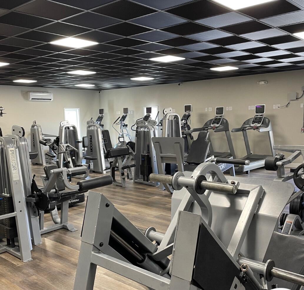 2326 Lake Retreat Road Huddleston, VA 24104 - Photo 37 of 42 a view of a room with gym equipment
