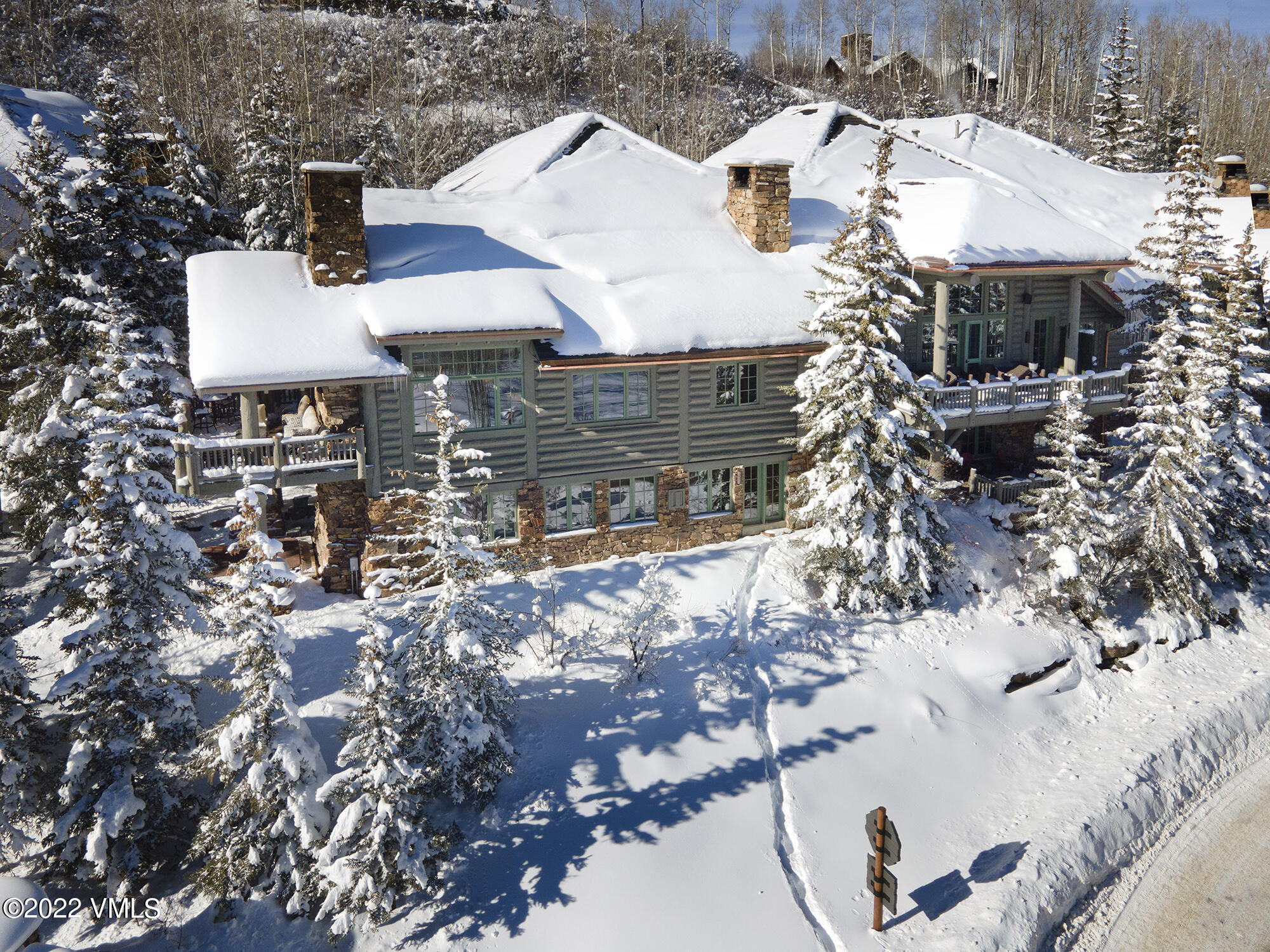 1250 Bachelor Ridge Road Avon, CO 81620 - Photo 56 of 60 a terrace view with sitting space