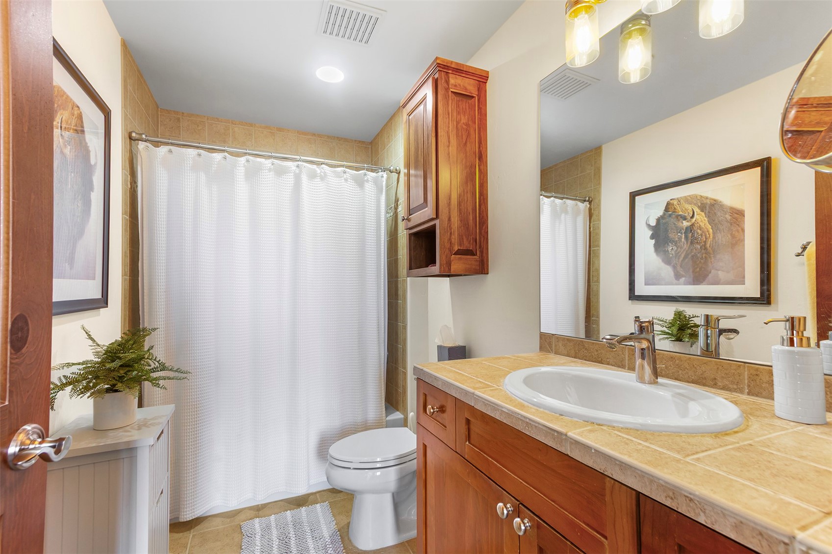 34 Highfield Trail, Unit 404 Breckenridge, CO 80424 - Photo 16 of 25 a bathroom with a granite countertop sink toilet and shower