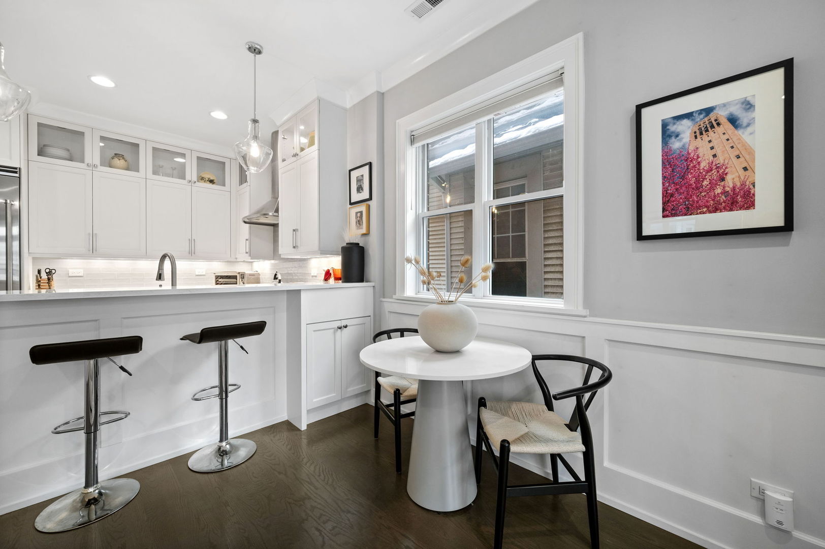 1341 West George Street, Unit 2 Chicago, IL 60657 - Photo 11 of 20 a dining room with furniture and window