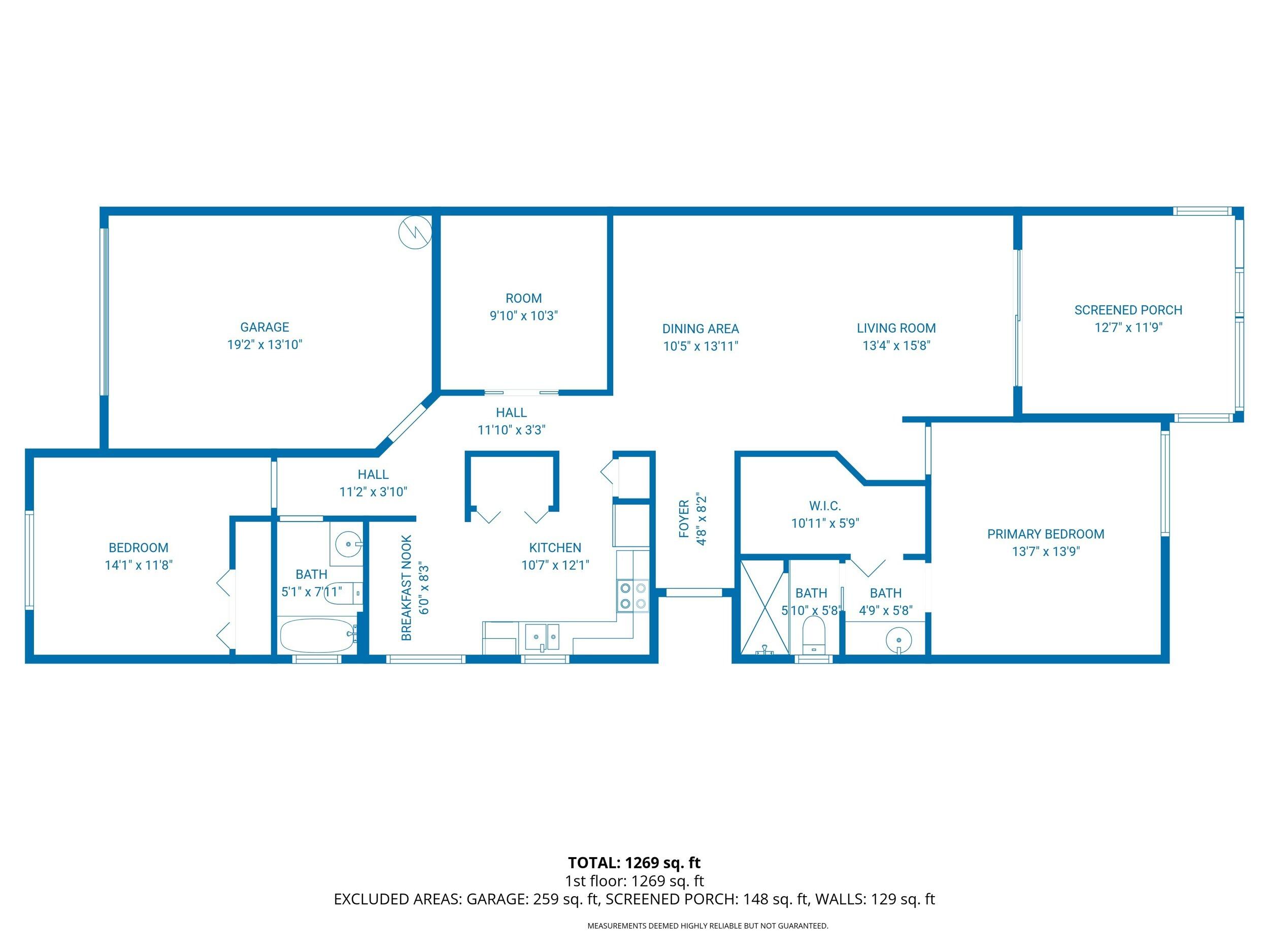 15305 Ixora Road Delray Beach, FL 33484 - Photo 39 of 39 floorplan