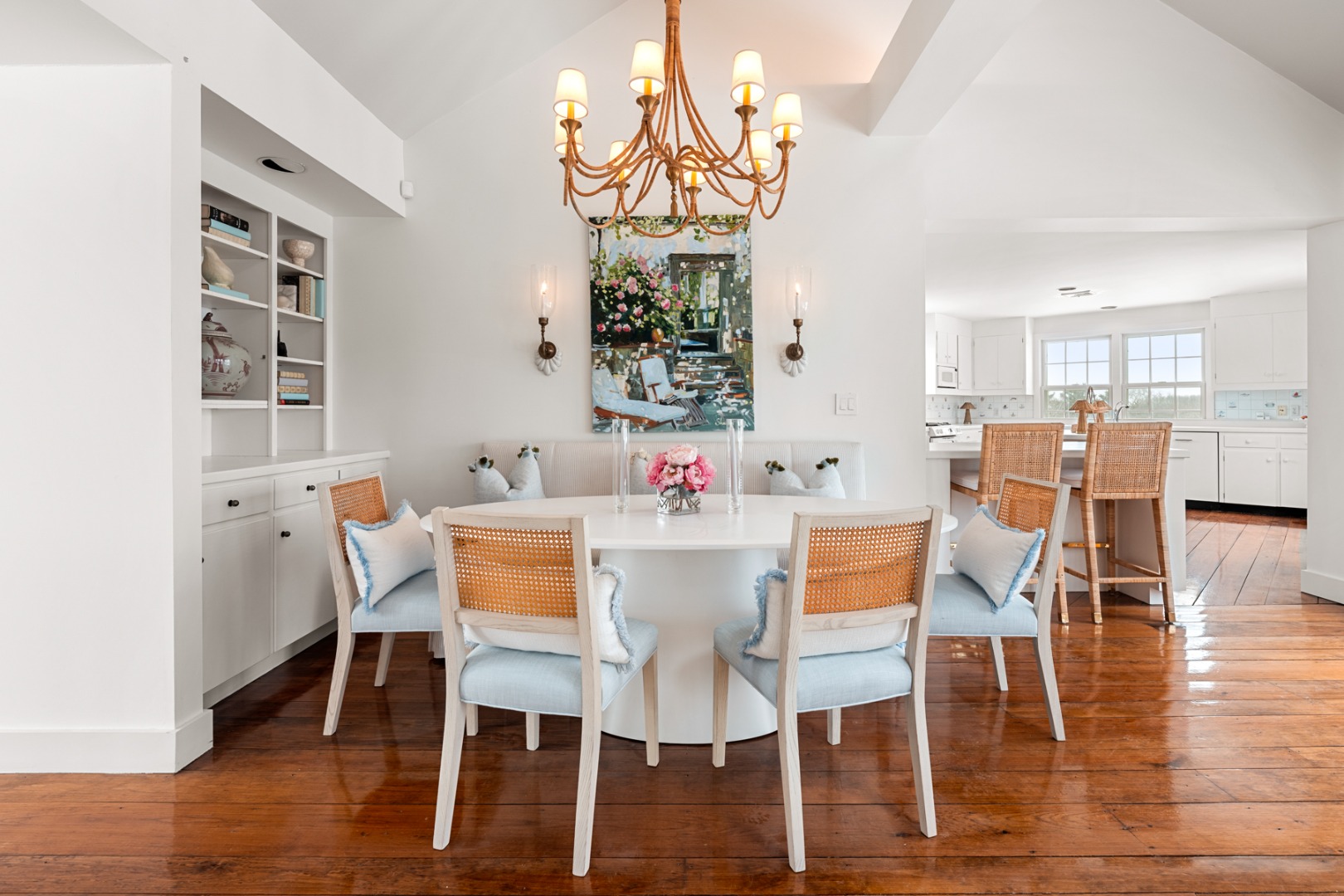 6 Fargo Way Nantucket, MA 02554 - Photo 6 of 28 a view of a dining room with furniture and wooden floor