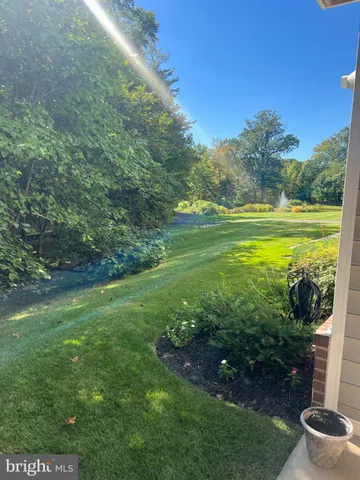 a view of an outdoor space and a yard