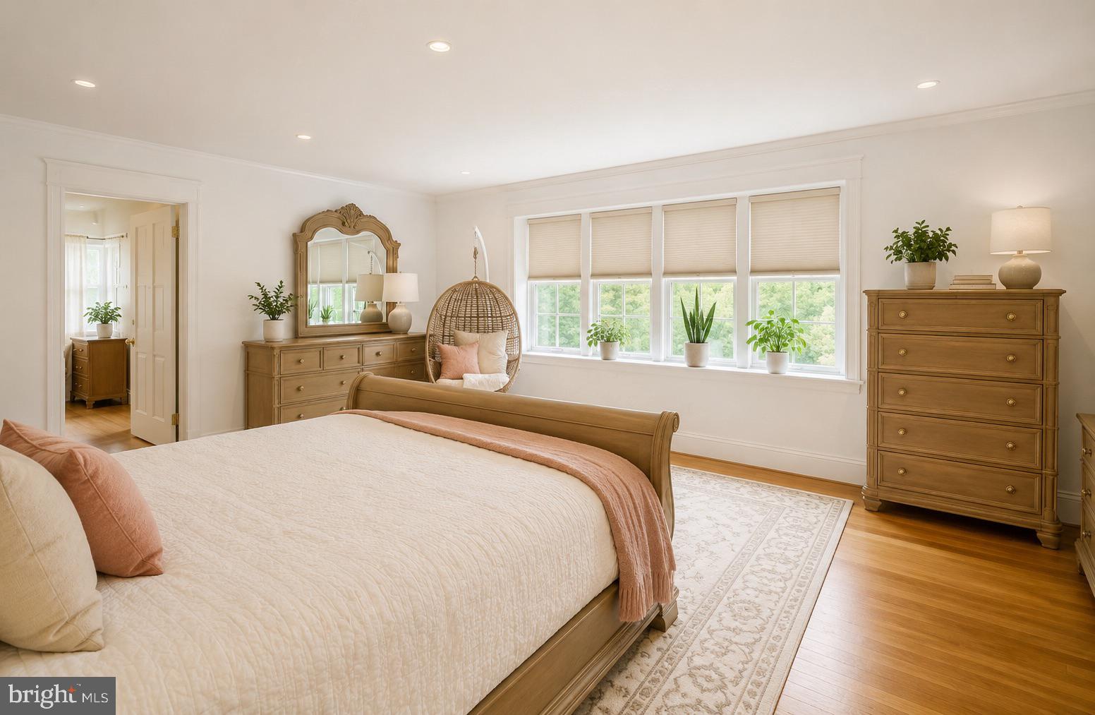 1209 Lenox Road Jenkintown, PA 19046 - Photo 14 of 45 Serene bedroom with natural light.