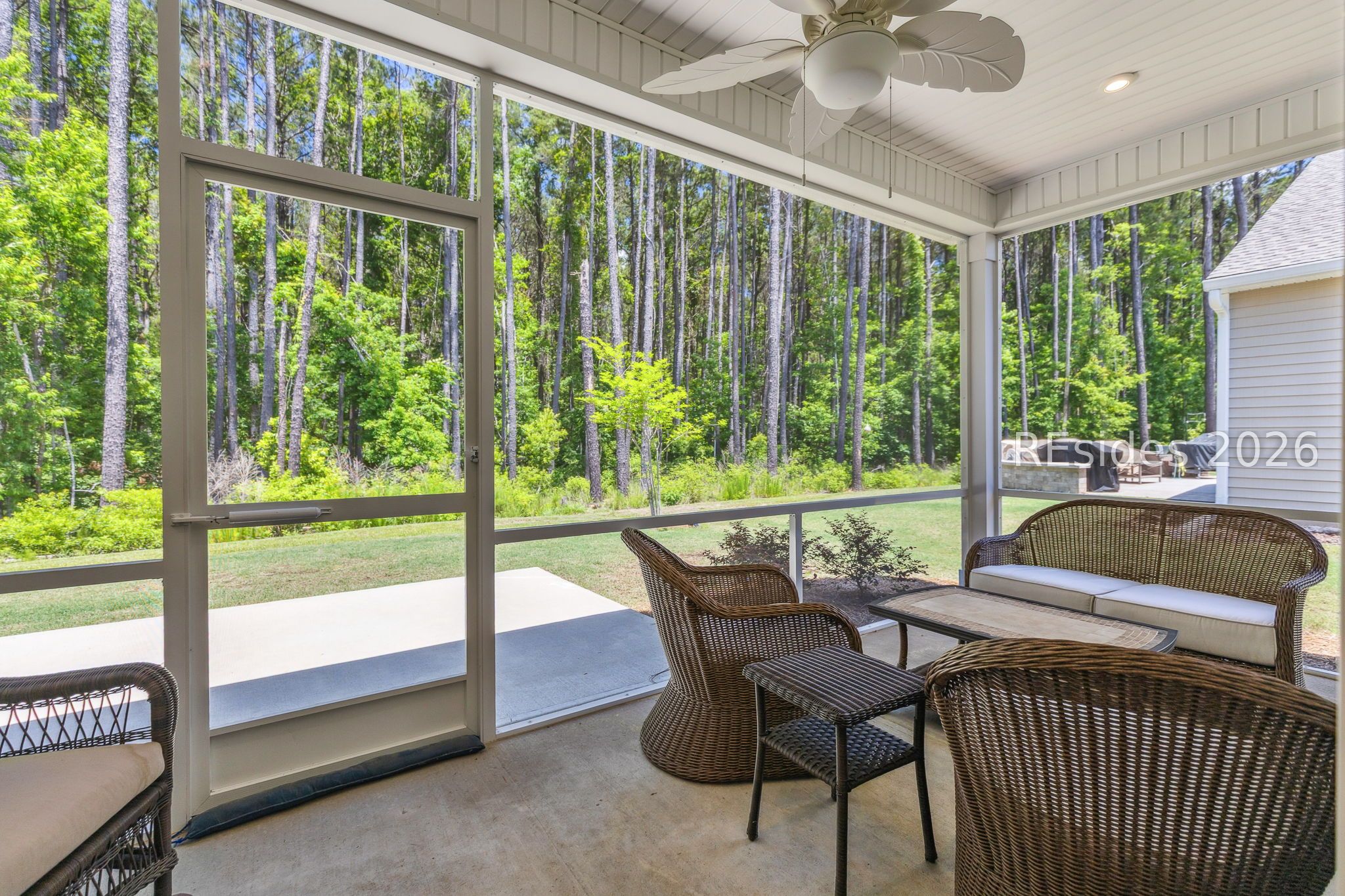 22 Jasmine Way Bluffton, SC 29909 - Photo 3 of 71 Lanai & Wooded View