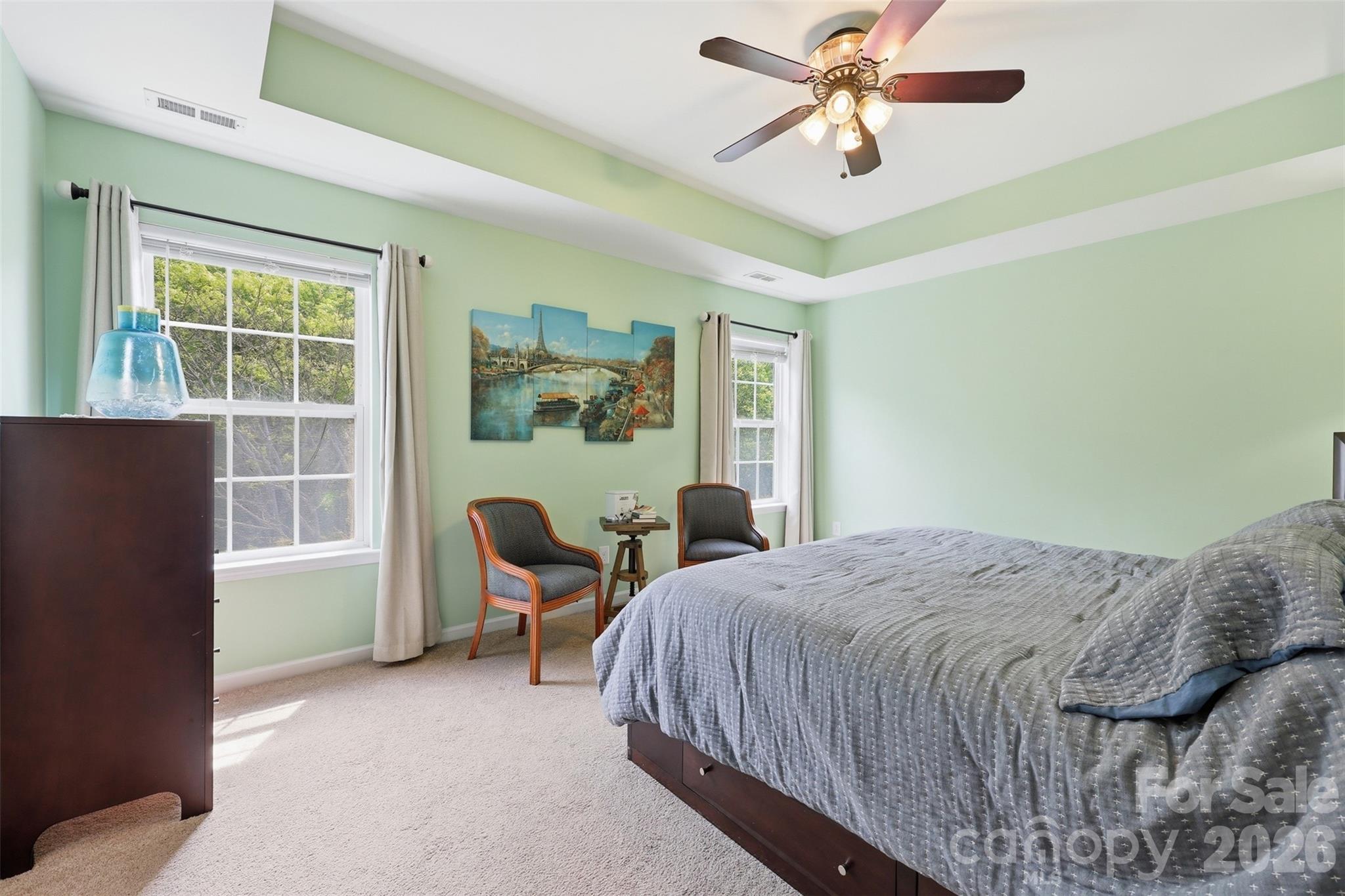 879 Ivy Trail Way Fort Mill, SC 29715 - Photo 11 of 44 a bedroom with a bed chairs and window