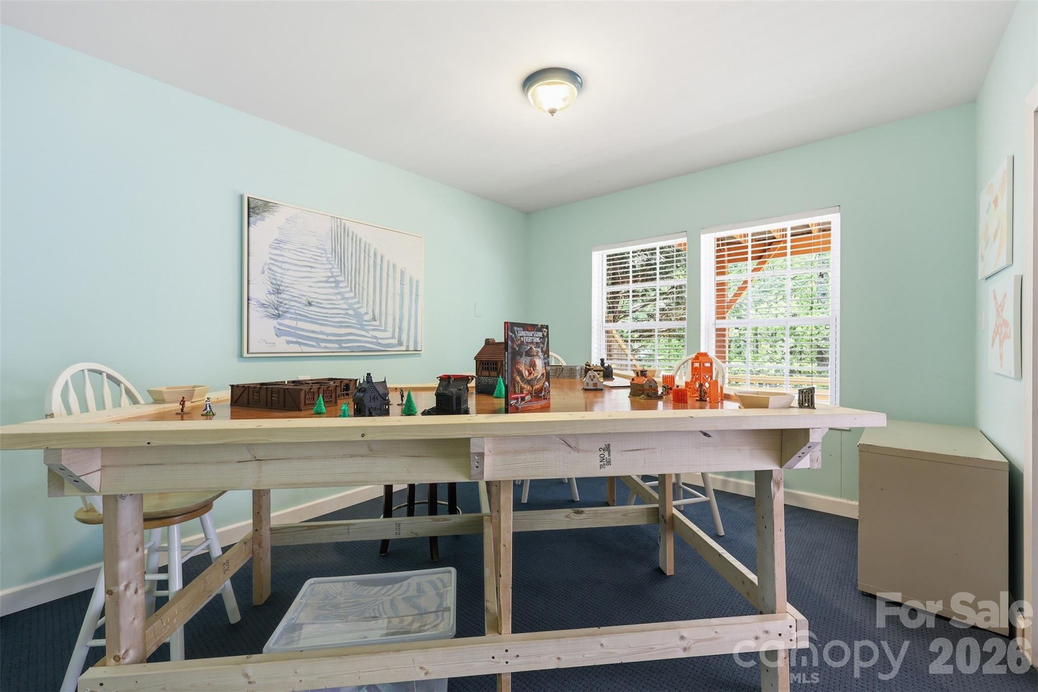 879 Ivy Trail Way Fort Mill, SC 29715 - Photo 26 of 44 a view of a dining room with furniture window and outside view