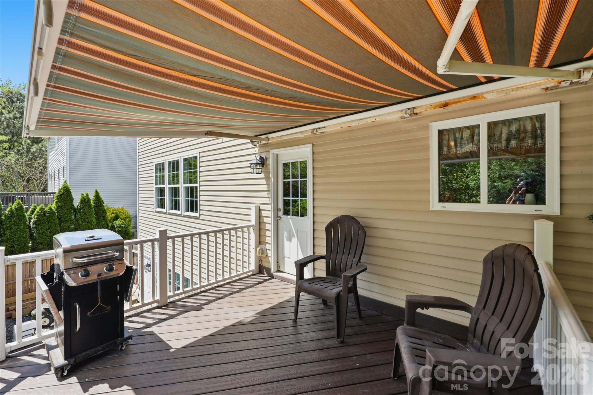 879 Ivy Trail Way Fort Mill, SC 29715 - Photo 29 of 44 a view of balcony with wooden floor and outdoor seating