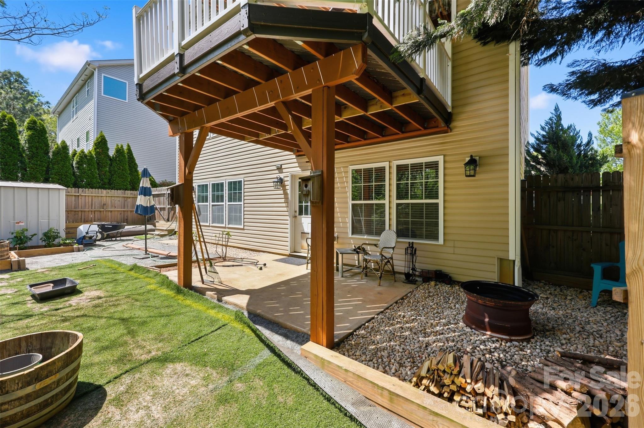 879 Ivy Trail Way Fort Mill, SC 29715 - Photo 30 of 44 a view of a backyard with sitting area