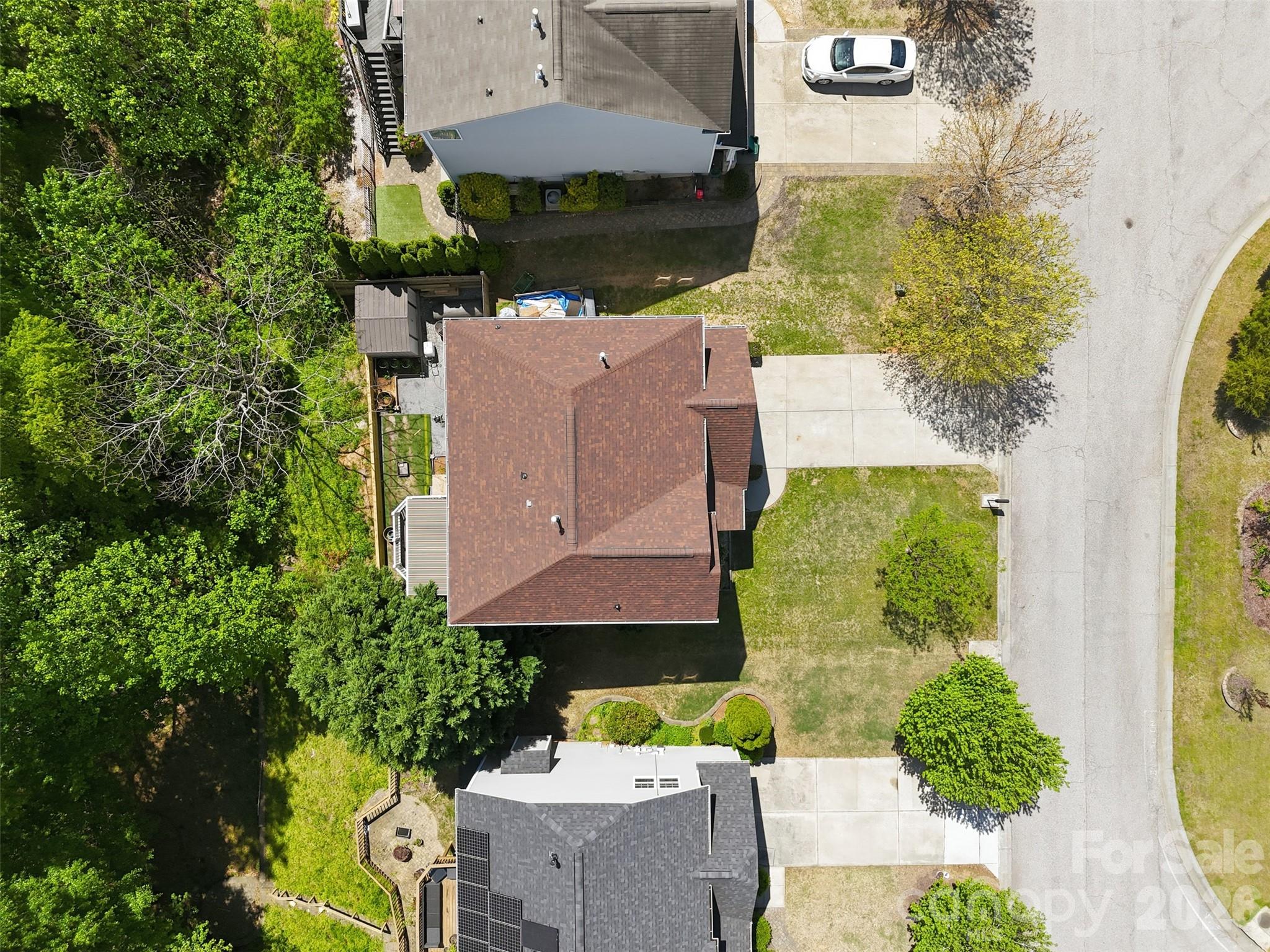 879 Ivy Trail Way Fort Mill, SC 29715 - Photo 33 of 44 an aerial view of a house with a garden