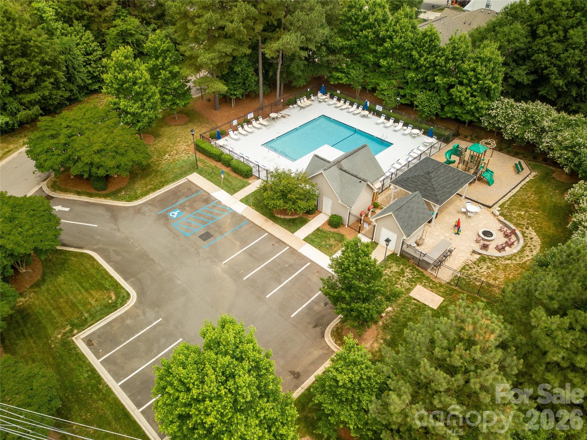 879 Ivy Trail Way Fort Mill, SC 29715 - Photo 41 of 44 an aerial view of a house with a yard