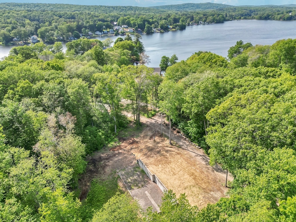 50 Fountain Road Wales, MA 01081 - Photo 7 of 20 an aerial view of a houses with outdoor space and lake view