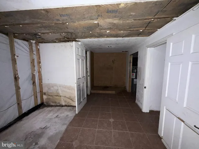 a view of storage and utility room