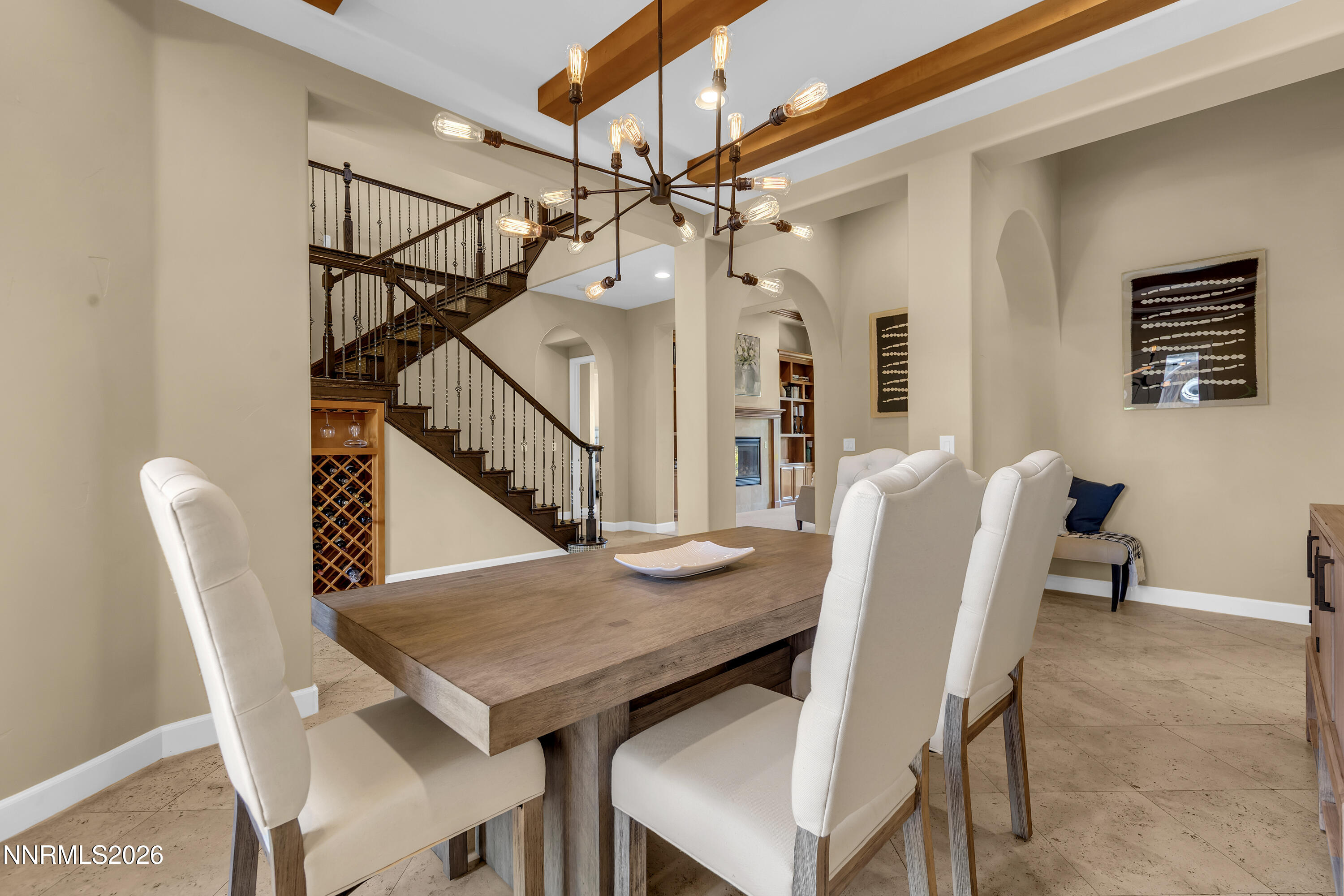1898 Laurel Ridge Drive Reno, NV 89523 - Photo 19 of 87 a view of a dining room with furniture and wooden floor