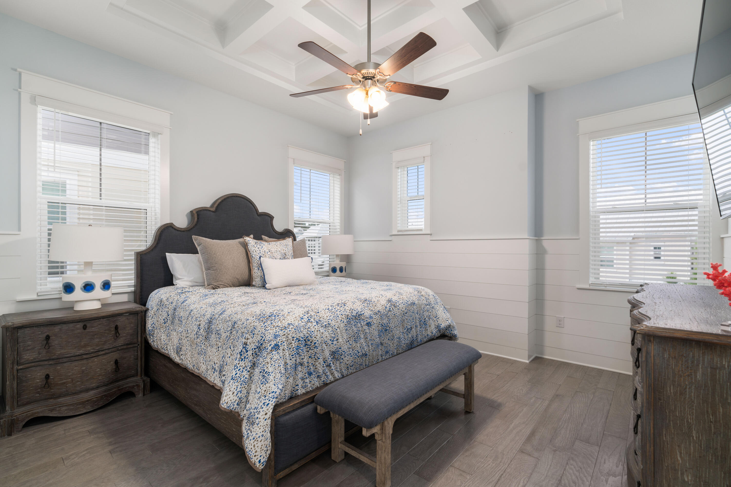 282 East Milestone Dr Inlet Beach, Unit A Inlet Beach, FL 32461 - Photo 21 of 26 a bed room with a bed and a window