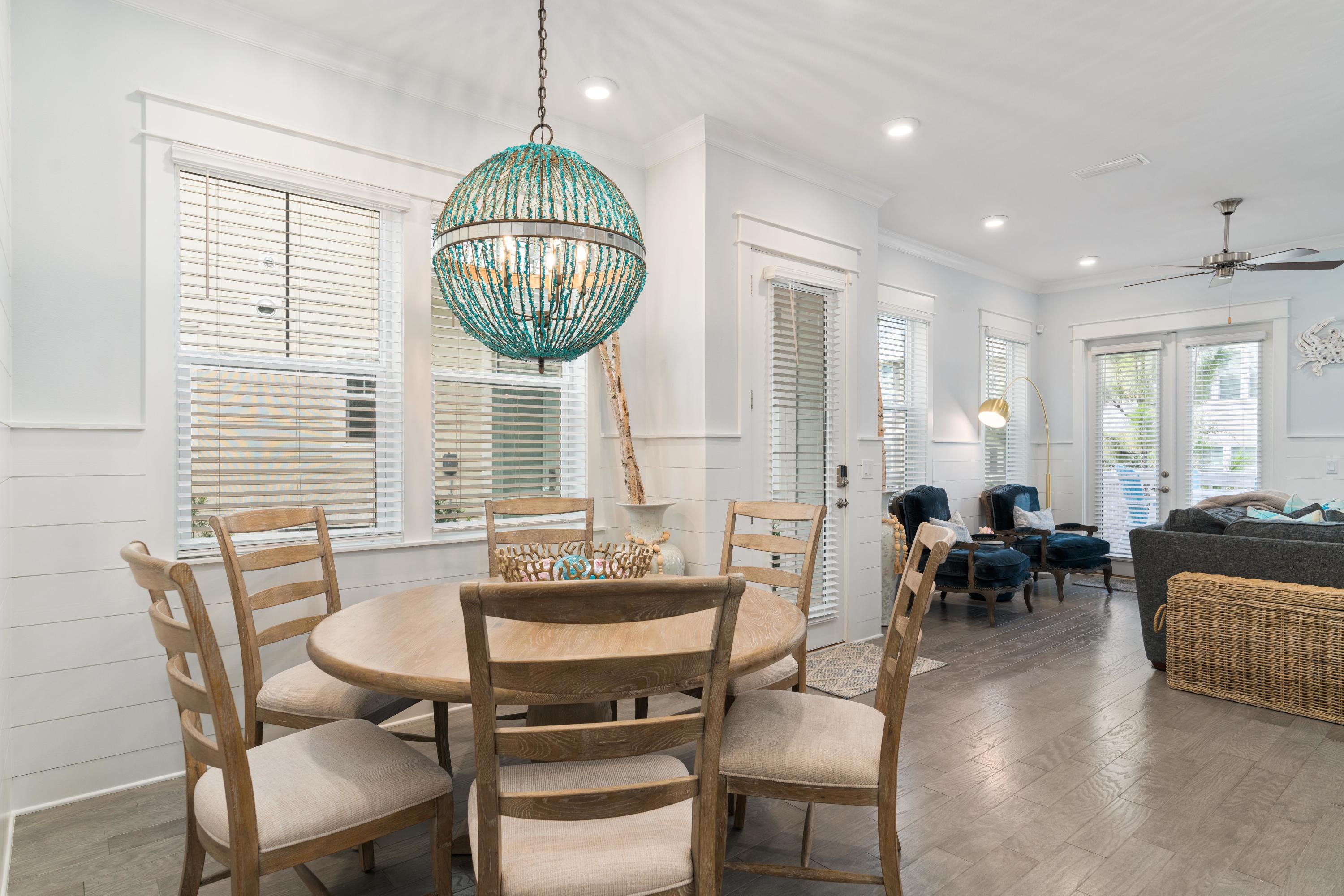282 East Milestone Dr Inlet Beach, Unit A Inlet Beach, FL 32461 - Photo 5 of 26 a view of a dining room with furniture window and outside view