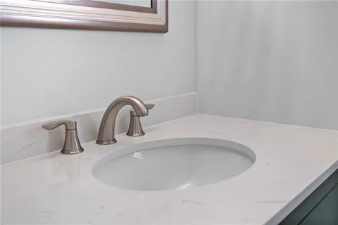 a close view of a sink