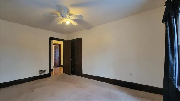 a view of an empty room