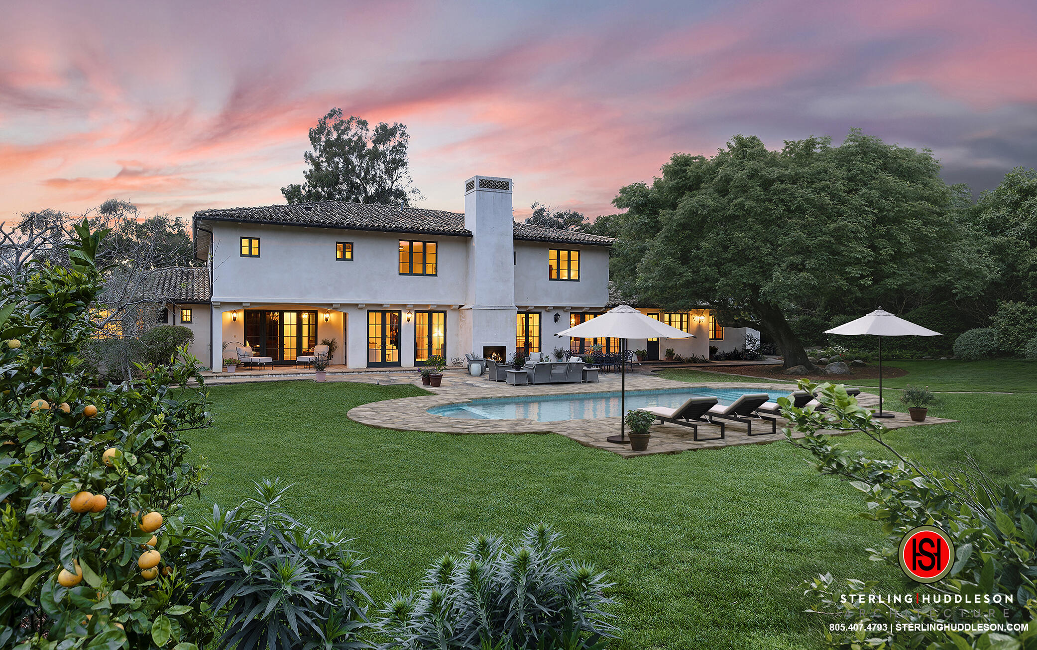 2267 Feather Hill Road Montecito, CA 93108 - Photo 14 of 20 FEATHERHILL-SH ARCH-POOL 01