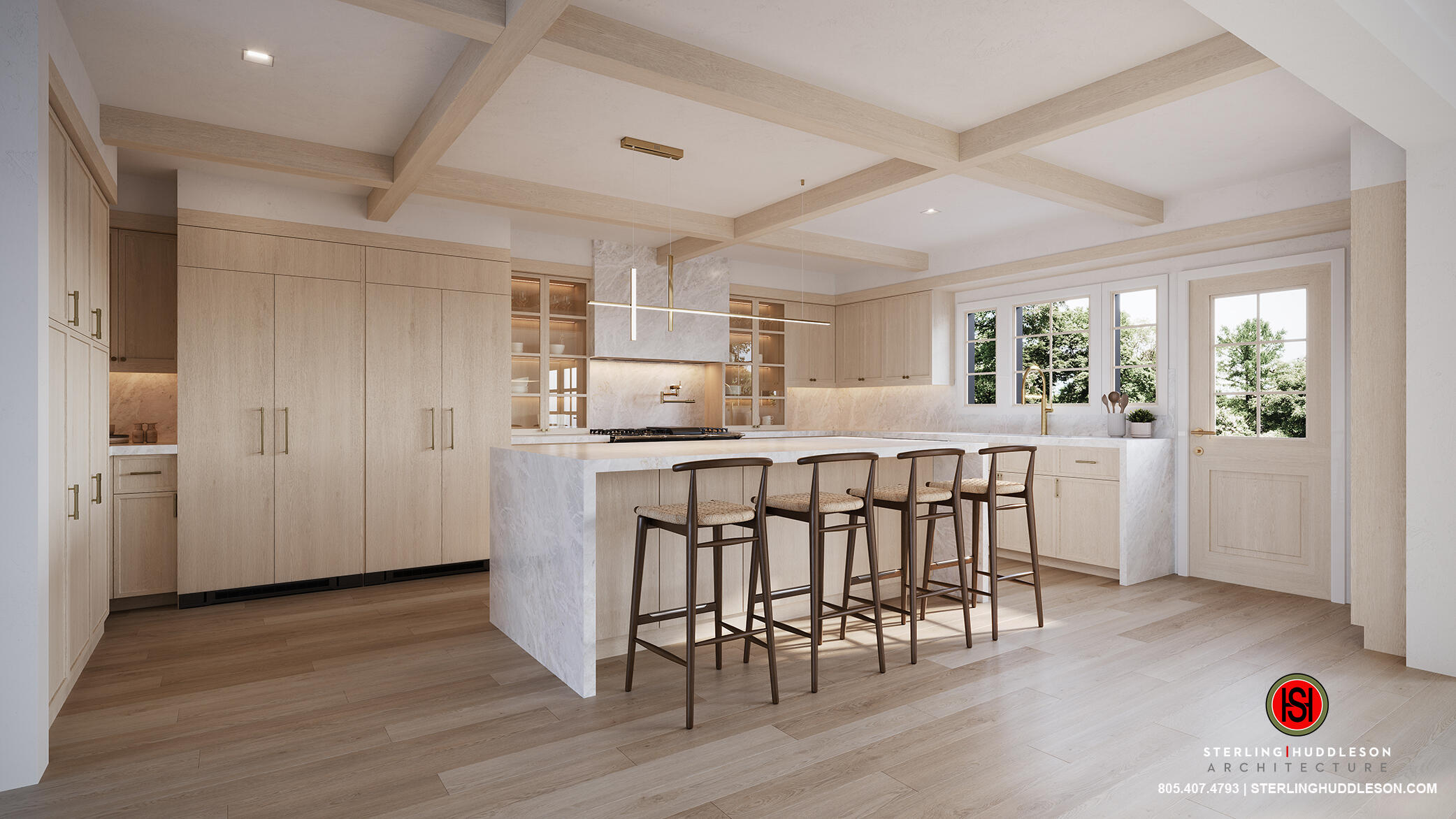 2267 Feather Hill Road Montecito, CA 93108 - Photo 6 of 20 FEATHERHILL-KITCHEN-SH ARCH-01