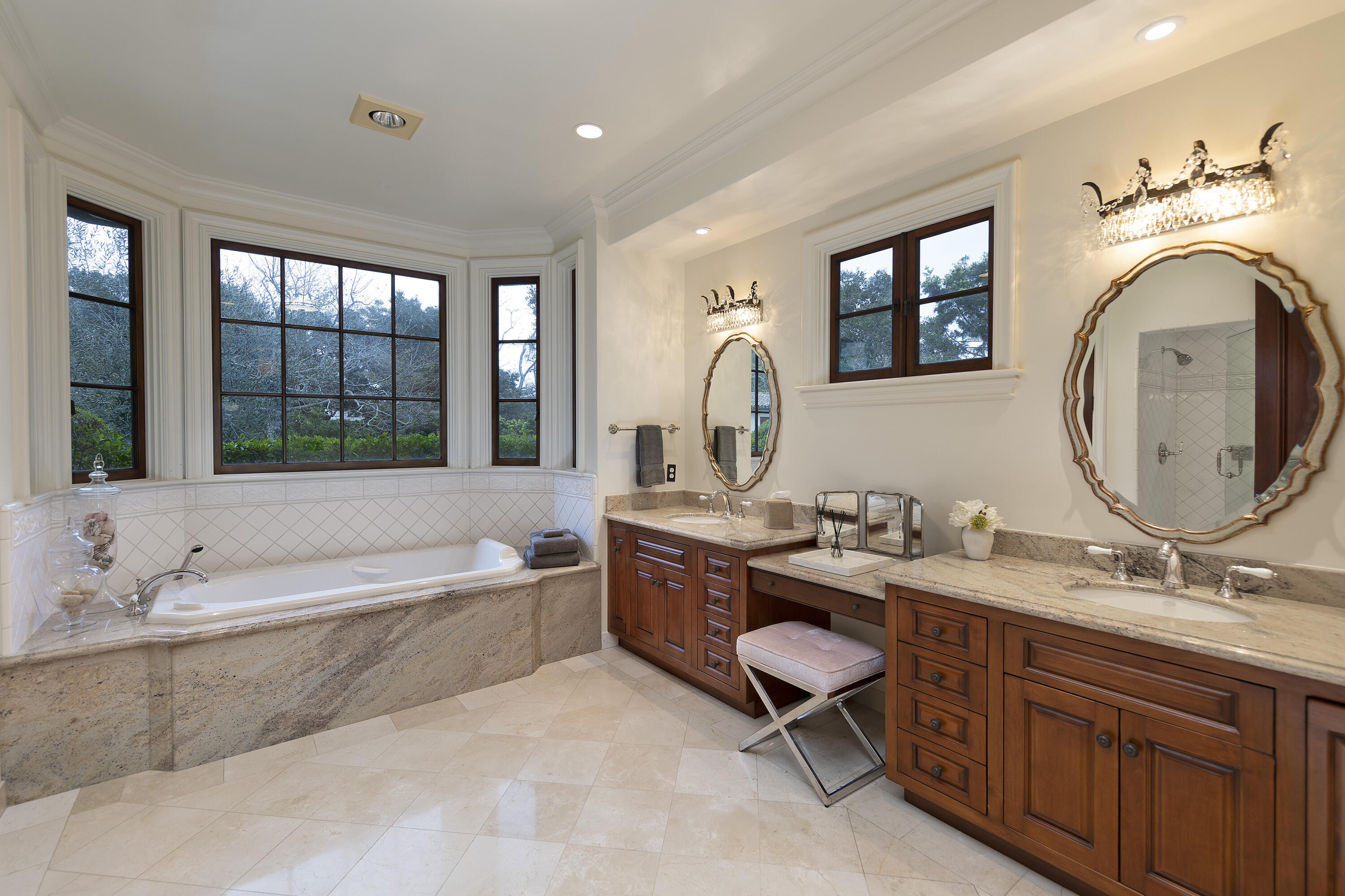 2267 Feather Hill Road Montecito, CA 93108 - Photo 10 of 20 Downstairs Primary Bath