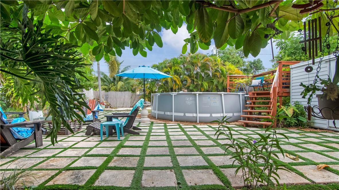 2221 Harding Street Hollywood, FL 33020 - Photo 25 of 30 a view of a backyard with sitting area