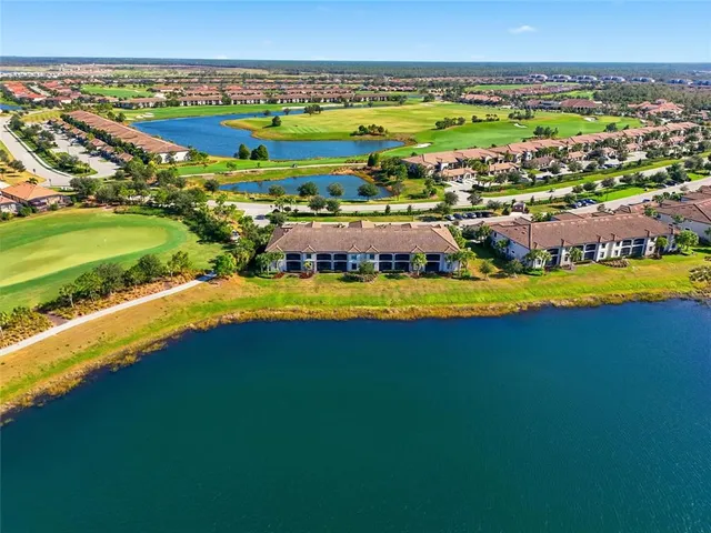 a view of a city with an ocean
