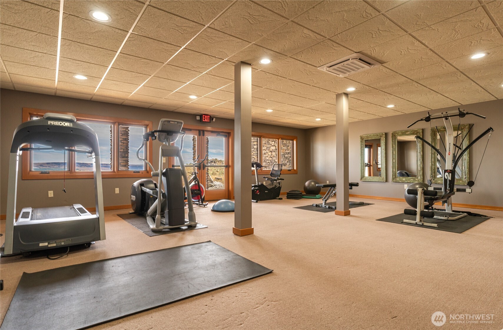 1 Gunsmoke Road Brewster, WA 98812 - Photo 16 of 29 a view of a room with gym equipment