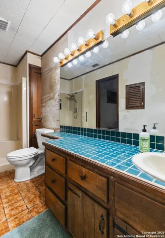 a view of backyard of the house