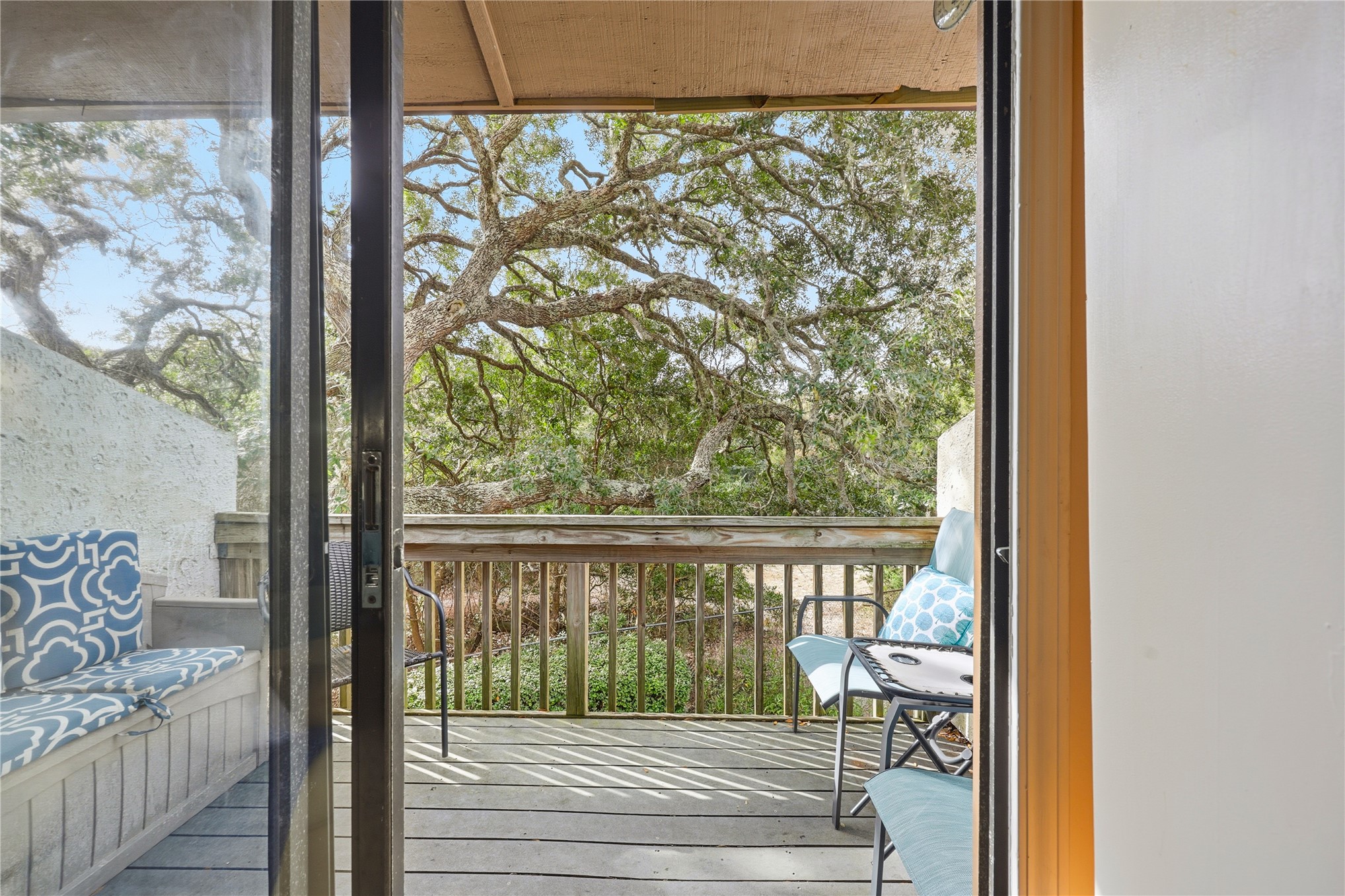 2886 Forest Ridge Drive, Unit U6 Fernandina Beach, FL 32034 - Photo 30 of 43 a view of a balcony with wooden floor
