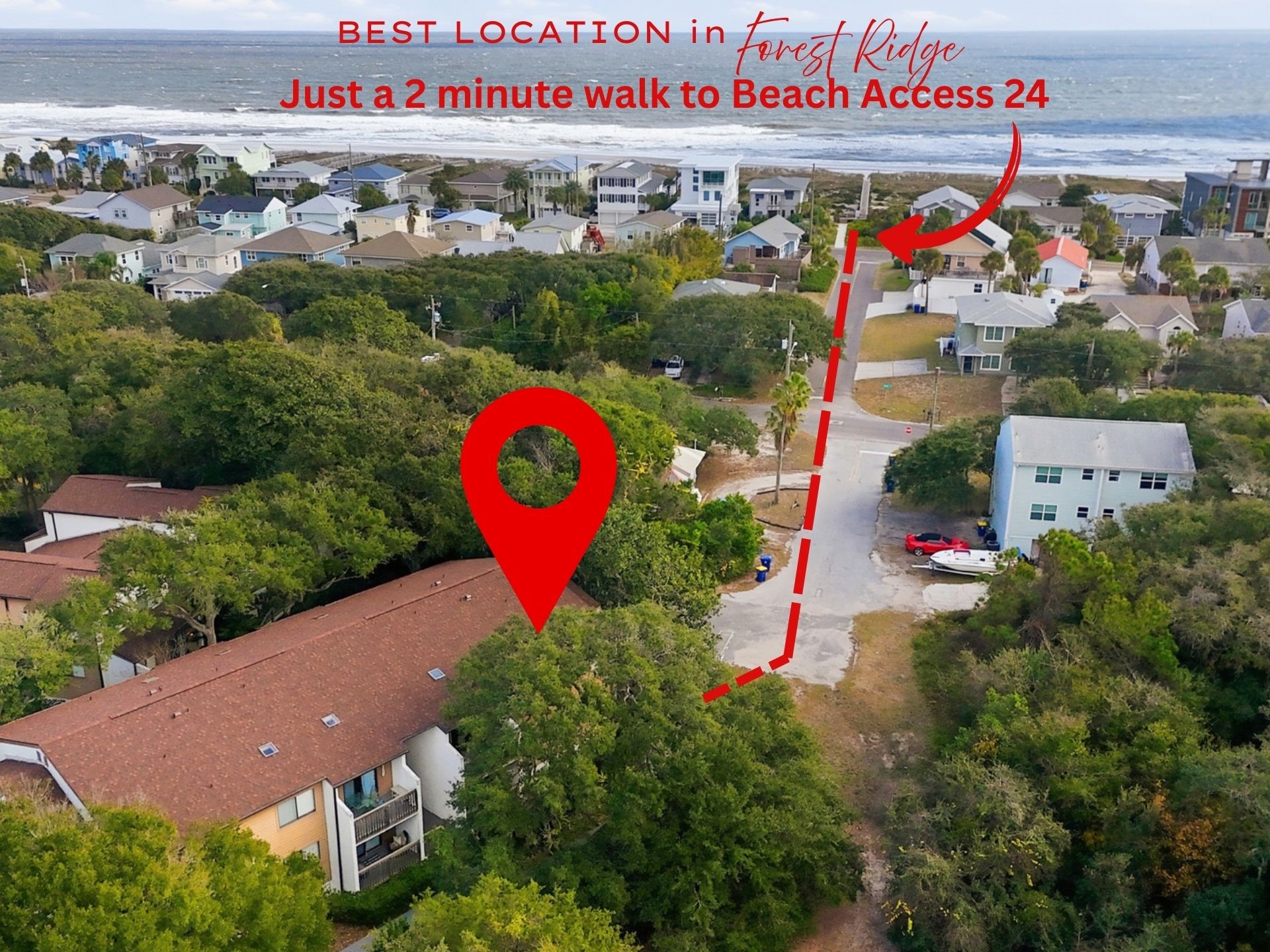 2886 Forest Ridge Drive, Unit U6 Fernandina Beach, FL 32034 - Photo 3 of 43 an aerial view of a houses