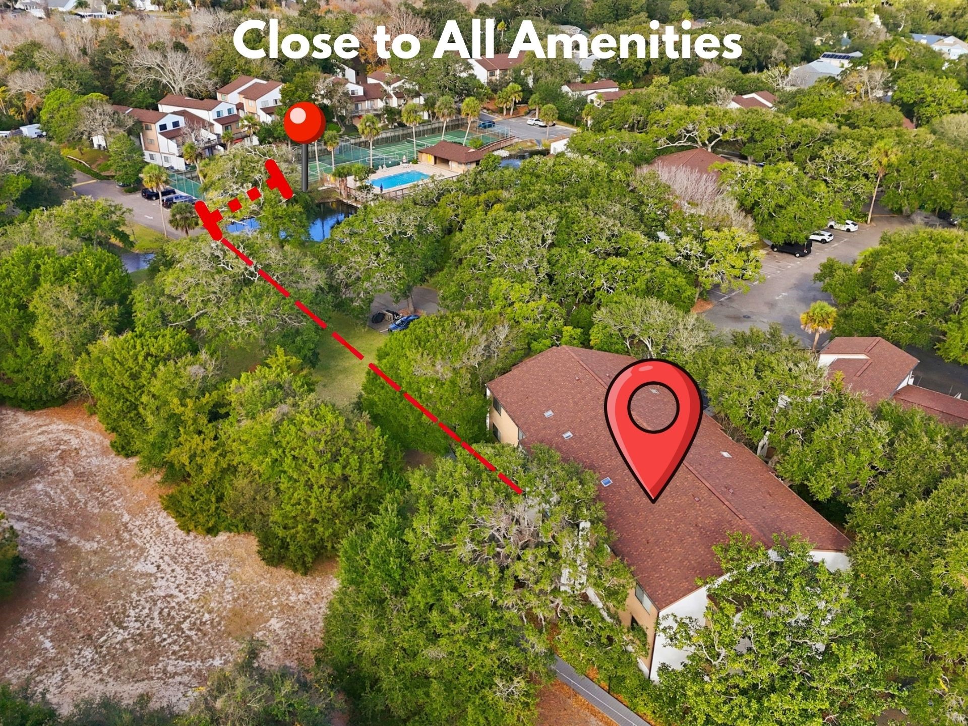 2886 Forest Ridge Drive, Unit U6 Fernandina Beach, FL 32034 - Photo 36 of 43 a sign that is on a tree